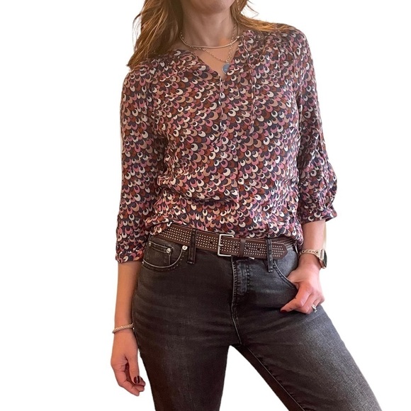 Boden Tops - Boden Viscose Printed Blouse